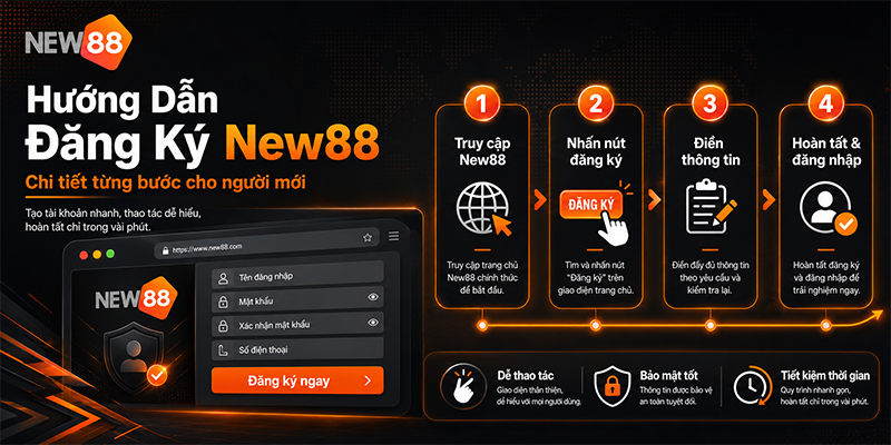 Hướng dẫn đăng ký New88 chi tiết từng bước