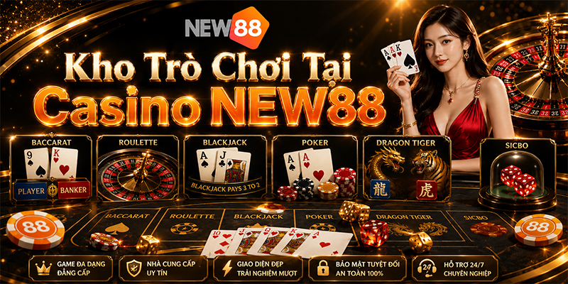 Kho trò chơi casino hấp dẫn